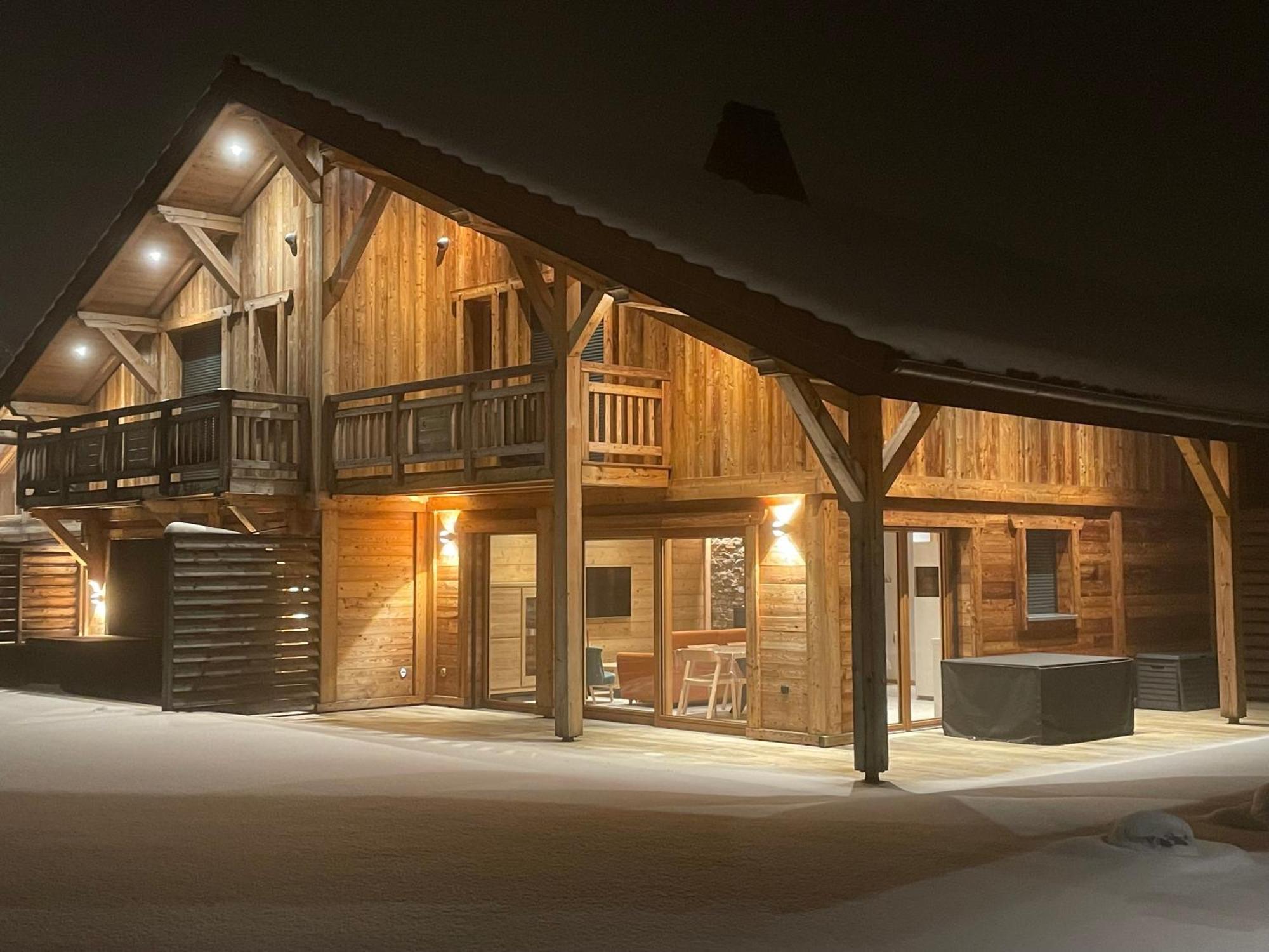 Chalets Coeur Du Lac マルビュイッソン エクステリア 写真